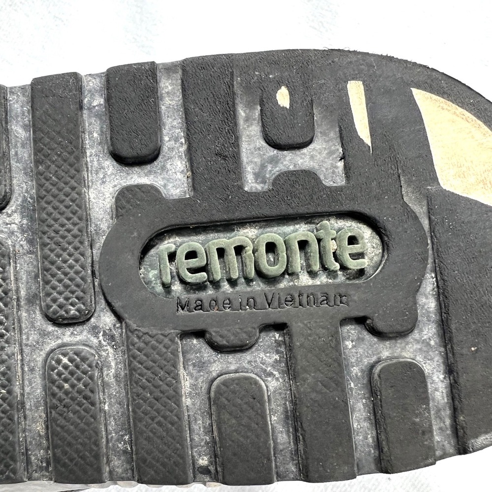 Remonte Maditta D0700 Leather Sneakers 40 Metallic Gray Brown Comfort Walking - Picture 9 of 10